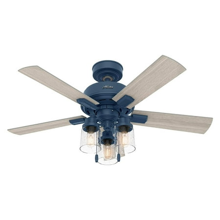 Hunter Fan Company Hartland 44 Small Room Ceiling W Led Light Indigo Canada Hunter Fan Company Hartland 44 Small, Small Space Ceiling Fan