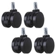 thumbnail image 1 of Sofa Office Chair Brake Swivel Caster Wheel Grip Ring Stem Set Of 4, 1 of 3