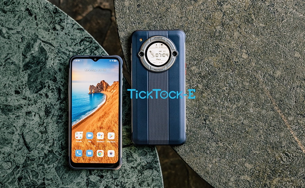 Unihertz TickTock-E, 4G Full-Featured Android 12 Smart Phone with Dual-Screen 4G+64G Row