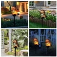 thumbnail image 5 of Luz solar decoración al aire libre,luces solares LED de estaca de erizo,luz decorativa para patio, jardín, césped, balcón-erizo, 5 of 5