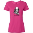thumbnail image 3 of Inktastic Lit since 1776 Lit Ben Franklin Women's T-Shirt, 3 of 5