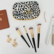 Candie Couture Brush Set with Cosmetic Bag 5pc Black