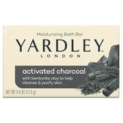 Yardley Activated Charcoal Bath Bar, 4.25 oz