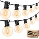 thumbnail image 1 of Cadena de luces LED para exteriores, 100 pies, luz de patio con 52 bombillas de globo regulables G40 inastillables, paquete de 2, 50 pies, impermeable, cadena de luces para colgar en el exterior, para, 1 of 4