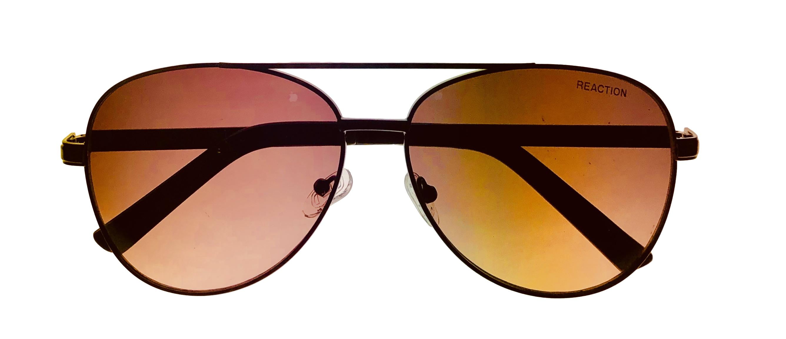Kenneth Cole Reaction Mens Sunglass Gunmetal Aviator, Gradient Lens KC1356. 8F