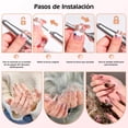 thumbnail image 3 of Drill para U&ntilde;as Profesional,Lostrain Pulidor de U&ntilde;as 30000RPM con 6 Tipos Cabezales de Lijado,Juego de Esmeril para U&ntilde;as Velocidad Ajustable Bajo Ruido Vibraci&oac, 3 of 7