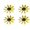 Sunflower, variant on Spinning Daisies Pack of 4 Beloit Plastics 12 inch Dia. Random Color Lawn Pinwheels, 24" Tall Pinwheel and Wind Spinners, Garden, Party Pinwheel, Flower Spinner, for Patio, Lawn & Garden