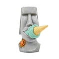 thumbnail image 1 of Ice Cream Statue Desktop Sculpture Easter Island Planter Pot Art Flower Arrangement Home Decor B, 1 of 5