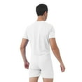 thumbnail image 4 of Alvivi Men's Short Sleeve One Piece Boyshorts Jumpsuit Romper Bodysuit Unitard White XXL, 4 of 8