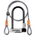 thumbnail image 1 of KRYPTONITE : KRYPTOLOK MINI-7 W/ FLEX CABLE : BLACK : 3.25IN X  7IN, 1 of 7