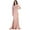 Dusty Rose, variant on Womens Dusty Rose Evening Formal Mother Of The Bride Long V-Neck Long Sleeve Trumpet Plus Size Dress