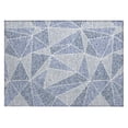 thumbnail image 2 of Addison Rugs Chantille Indoor/Outdoor Transitional Geometric Navy Washable Rectangle Rug, 1'8" x 2'6", 2 of 5
