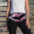 thumbnail image 6 of Bats Lightweight Adjustable Crossbody Belt Bag with Extension Strap - Unisex Waist Money Belt, 6 of 7