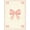 Pink, Pattern 1, variant on ODIKA Coquette Round Ribbon Motif Boho Border Center Seamless Pink Flowing Dynamic Stain Resistant Low Profile for Dorm Room, Small Living Apartment