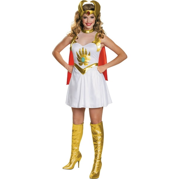 She Ra Classic Women S Plus Size Adult Halloween Costume One Size 18 20 Walmart Com Walmart Com