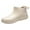 Beige, variant on Women Rain Boots Ankle Rain Boots Waterproof Non- Casual Shoes Short Rain Boots Wide Calf For Gardening Outdoor Work And Everyday Wear Rain Boots