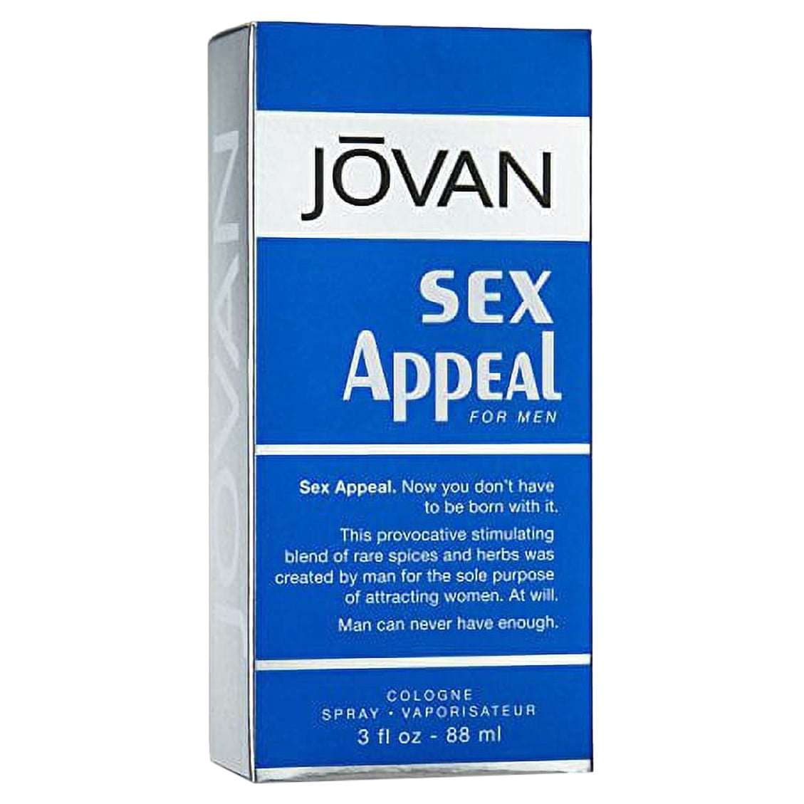 Jovan Sex Appeal by Coty for Men 3.0 oz Cologne Spray