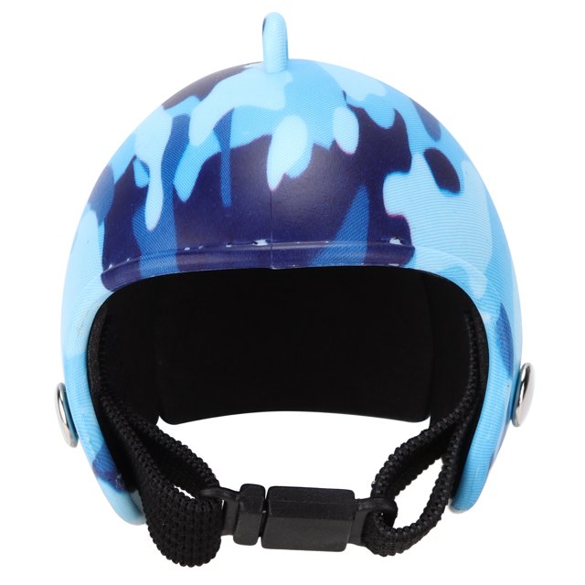 Casco de pollo de seguridad divertidos pájaros loros sombrero de pollo para fiestas de Navidad disfraces camuflaje marino