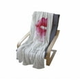thumbnail image 4 of Kiss Soft Flannel Fleece Throw Blanket, Watercolor Style Woman Lips with Pink Lipstick and Kiss Me Words, Cozy Plush for Indoor and Outdoor Use, 50" x 70", Pale Grey Hot Pink, by Ambesonne, 4 of 6