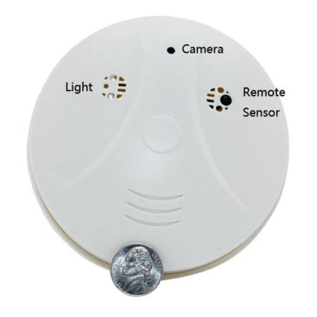 Ankaka A20416 Waterproof Smoke Detector with Hidden Camera