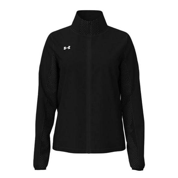 Under Armour Womens Squad 3.0 Warmup Full Zip Jacket Black 2XL