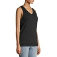 thumbnail image 2 of Time and Tru Women's V-Neck Pocket Tank Top, 2 of 6