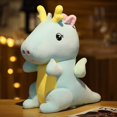 thumbnail image 1 of 35/45/60cm Kawaii Plushies Dinosaur Toys Stuffed Soft Animal Dragon Pillow Lovely Dino Dolls for Children Kids Birthday GiftsBlue45cm Deng Xun unisex, 1 of 2