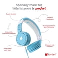 thumbnail image 4 of Tonies Auriculares plegables con cable para niños - Cómodamente diseñados para colocarse en la oreja - Funciona con Toniebox y todos los dispositivos de 3,5 mm - Azul claro, 4 of 5