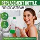 thumbnail image 3 of Botellas de repuesto para agua carbonatada con gas, 1 litro, paquete de 3, 3 of 7