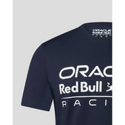 Red Bull Racing F1 Large Front Logo T-Shirt - Flame Scarlet/Grey/Night Sky/White