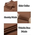 thumbnail image 4 of COOFANDY Men's Short Sleeve Wrinkle Free Dress Shirts Lightweight Stretch Shirts, 4 of 5