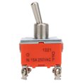 thumbnail image 2 of 10 Uds E TEN1221 AC 250V 15A Mini interruptor de palanca ON OFF 2 posiciones interruptor de palanca de 4 pines, 2 of 8