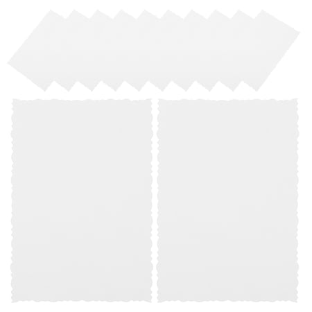 CTIRCHIU 50Pcs Cardstock Paper for Postcards White Blank Cards for Greeting Invitations and Crafts