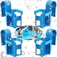 thumbnail image 1 of Portavasos para piscina: juego de 4 accesorios multifuncionales con soporte para piscina, cesta de almacenamiento, portavasos desmontable para fiestas de verano, playa, bañeras, 1 of 5