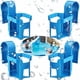 thumbnail image 1 of Portavasos para piscina: juego de 4 accesorios multifuncionales con soporte para piscina, cesta de almacenamiento, soporte para bebidas desmontable para fiestas de verano, playa, bañeras, 1 of 5