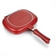 thumbnail image 4 of Sartén Cuadrada de Doble Cara, Cocina Antiadherente para Hornear Panqueques, Bandejas para Tortillas, Sándwich para Acampar Interior/Exterior 28 cm, 4 of 5