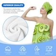 thumbnail image 6 of Colevkie 2 Pieces Bath Wrap Set for Women Bath Skirt & Hair Drying Cap Soft Quick Drying Beach Towel Bath Towel Adjustable for Bathroom Sauna Printed Kiwi Pattern, 6 of 8