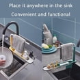 thumbnail image 4 of Updated Telescopic Sink Storage Rack Holder with 2 Sponge, Adjustable Telescopic 2-in-1 Sink Storage Rack Holder with Dishcloth for Home Kitchen(Green, 4 of 4