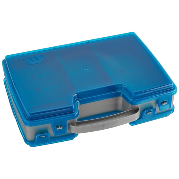 Plano Large 2 Sided Tackle Box, Metallic Gray & Blue, Medium J101