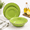 Green-12 Piece Dinnerware Set, variant on 12 Piece Rustic Farmhouse Dinnerware Set Service For 4 (red)