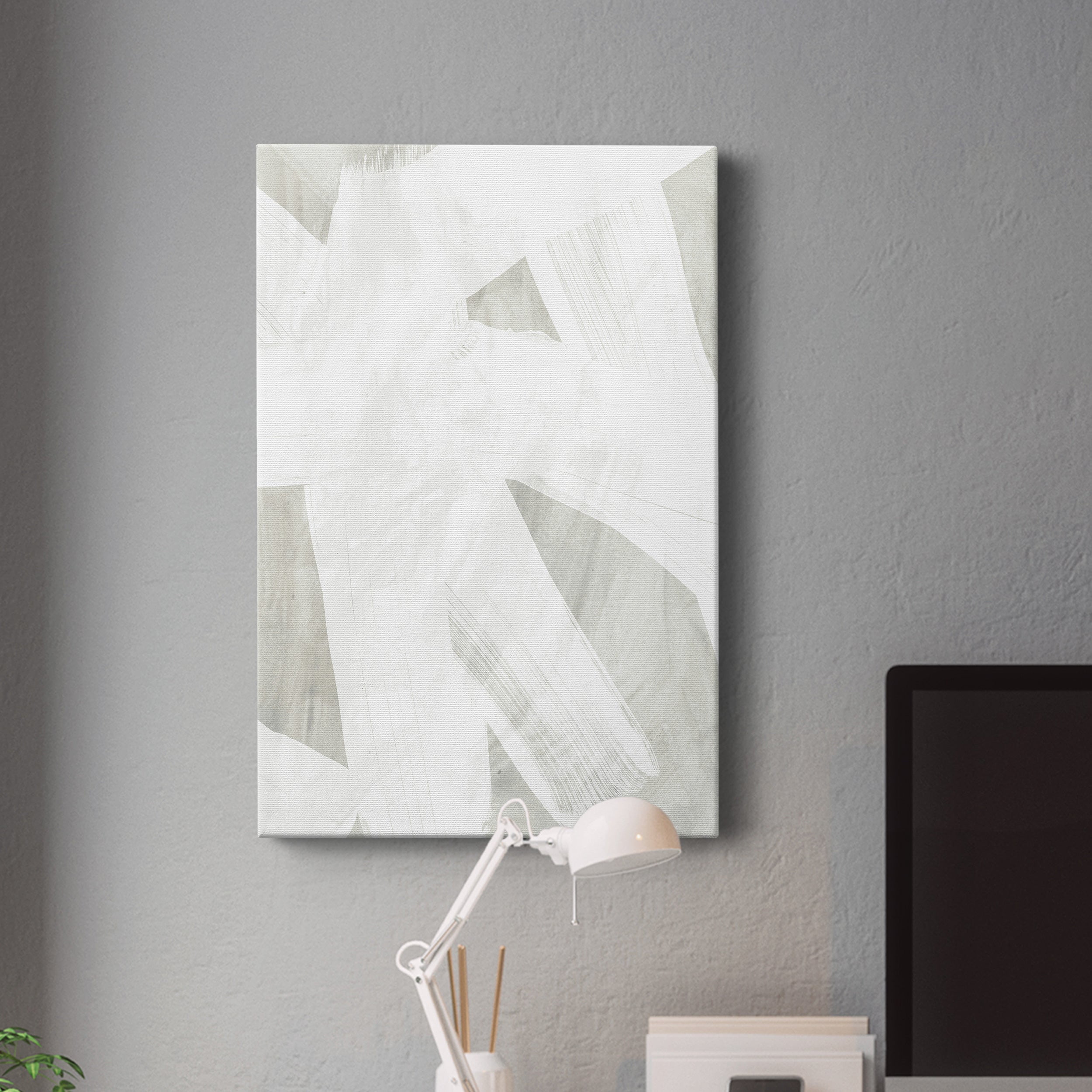 Stone Brush II Premium Gallery Wrapped Canvas - Ready to Hang