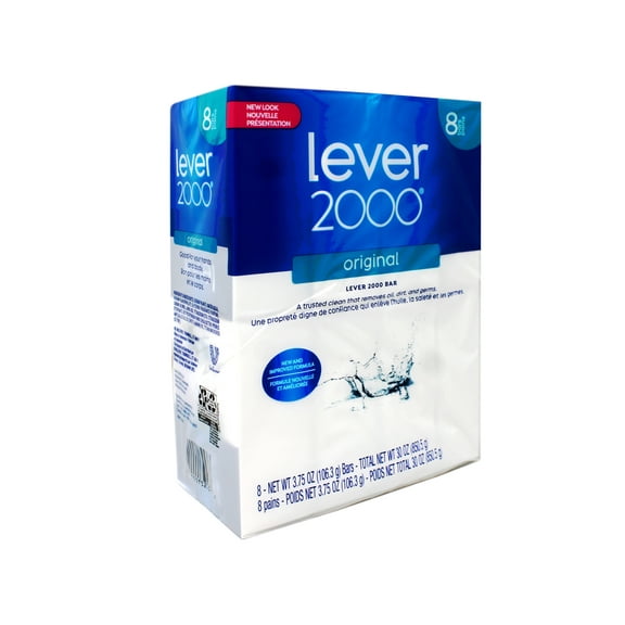 Lever 2000 Original Refreshing Bar Soap, 3.75 OZ 8 Count - 5 Pack