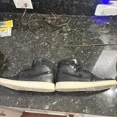 thumbnail image 1 of N I-K-E Mid A i r-Jor-dan 9.5 Black With Zipper, 1 of 6