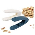thumbnail image 1 of Desgranador de maní con ranuras antideslizantes Removedor de cáscaras de maní para almendras, avellanas, semillas de melón (2, azul+blanco), 1 of 5