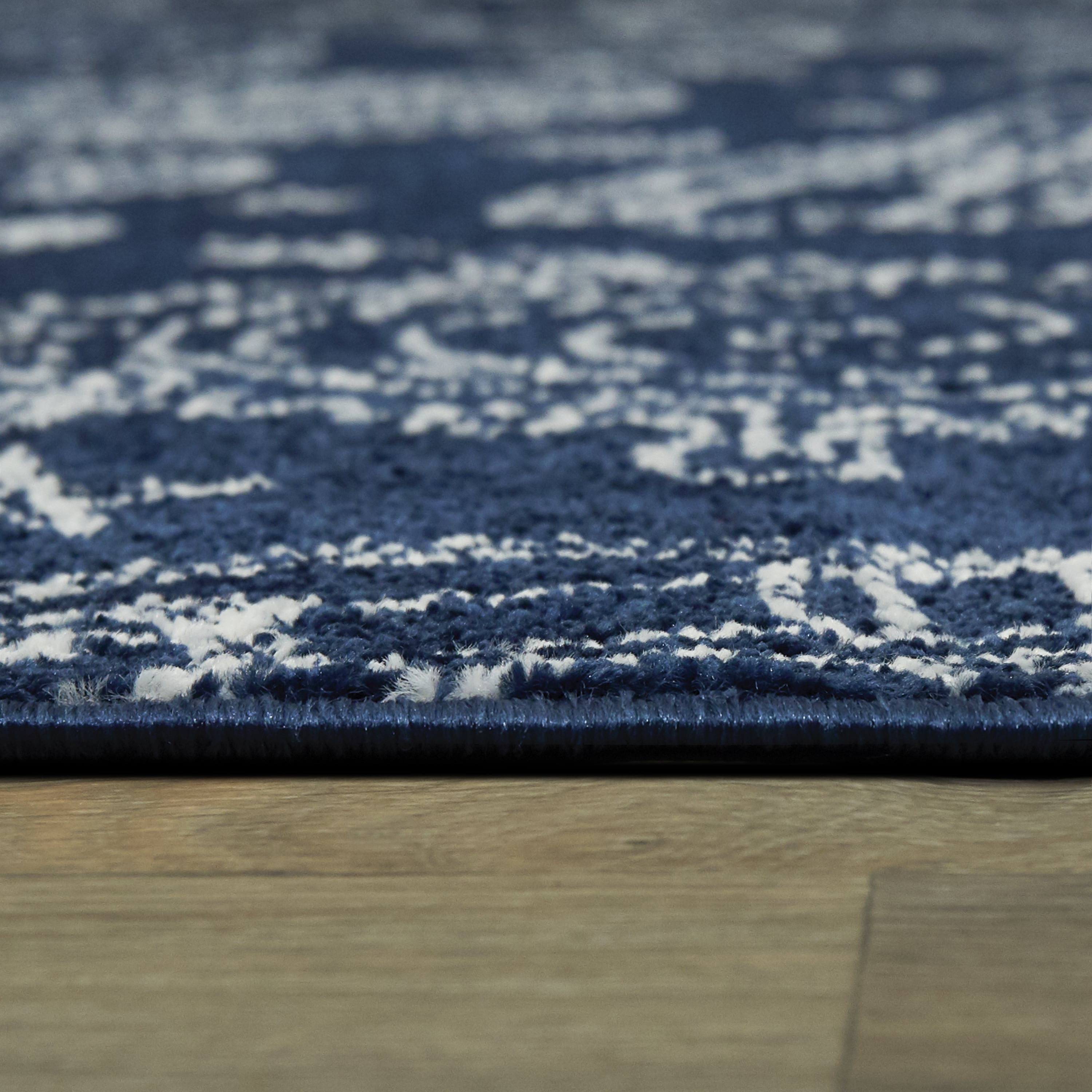 Mainstays Navy Space Indoor Rug, 5' 3"W x 7'L