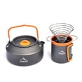 thumbnail image 1 of Soidarity Hervidor de agua para acampar Widesea, senderismo al aire libre, mochilero, taza de café, tetera de agua potable, Camper de viaje Kits de desorden para acampar con portafiltros, 1 of 6