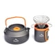 thumbnail image 1 of Hervidor de agua Wosthever para acampar de aluminio con portafiltros y taza de café, 1 of 6