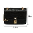 thumbnail image 2 of Bolso de hombro para mujer, bolso de mano de moda, bolso cruzado de diseñador con correa de cadena, negro:;:;, 2 of 5