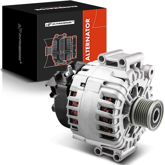 A-Premium Alternator Compatible with BMW E70 X5 2007 2008 2009 2010 L6 3.0L 12V 230Amp CW 7-Groove Clutch Pulley Replace# 12317560988 12317560989