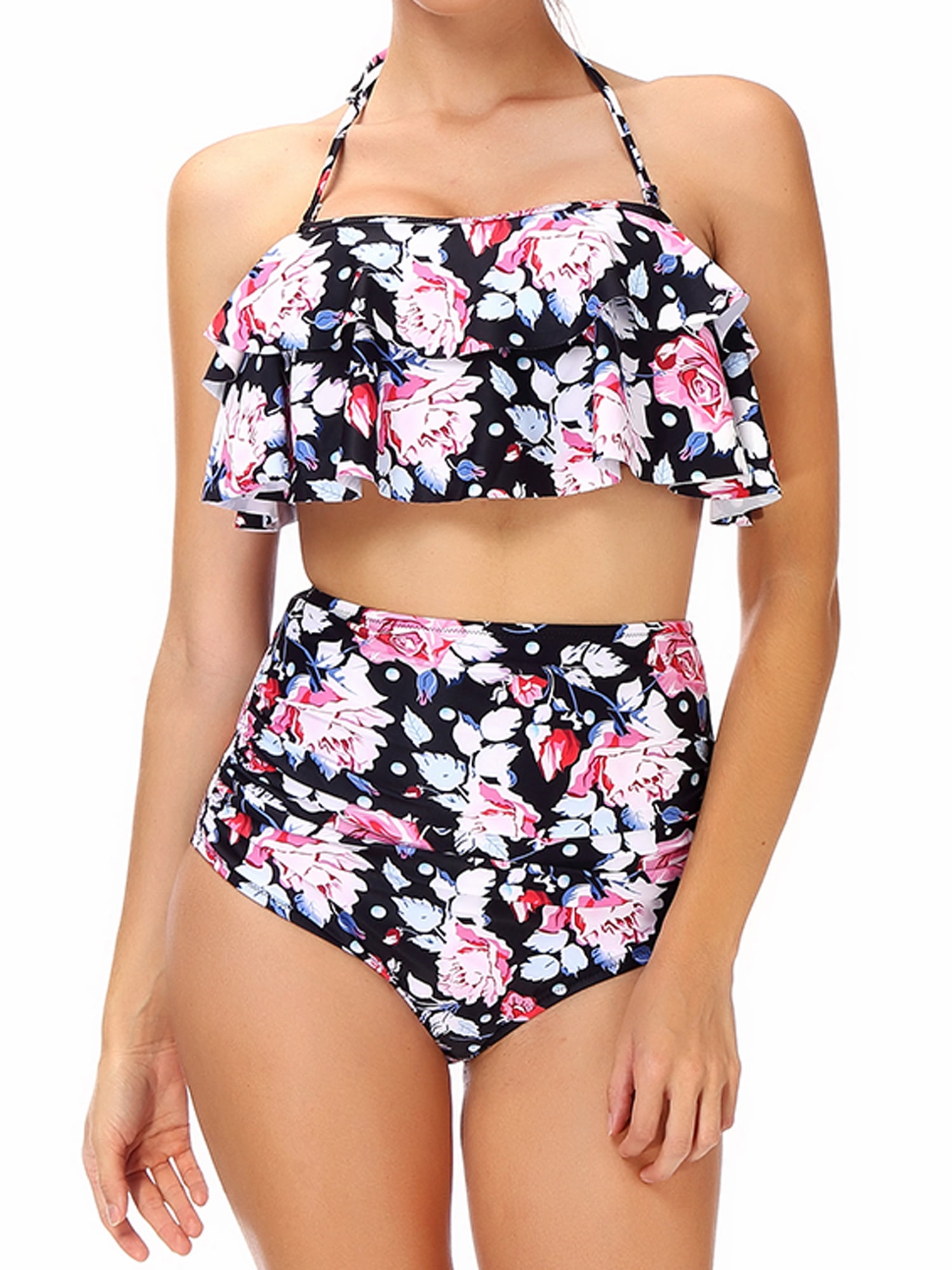 high waisted bathing suits for tweens